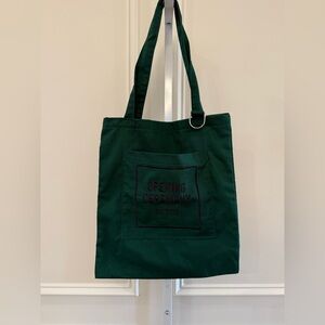 Opening Ceremony Olive Green Canvas Bag